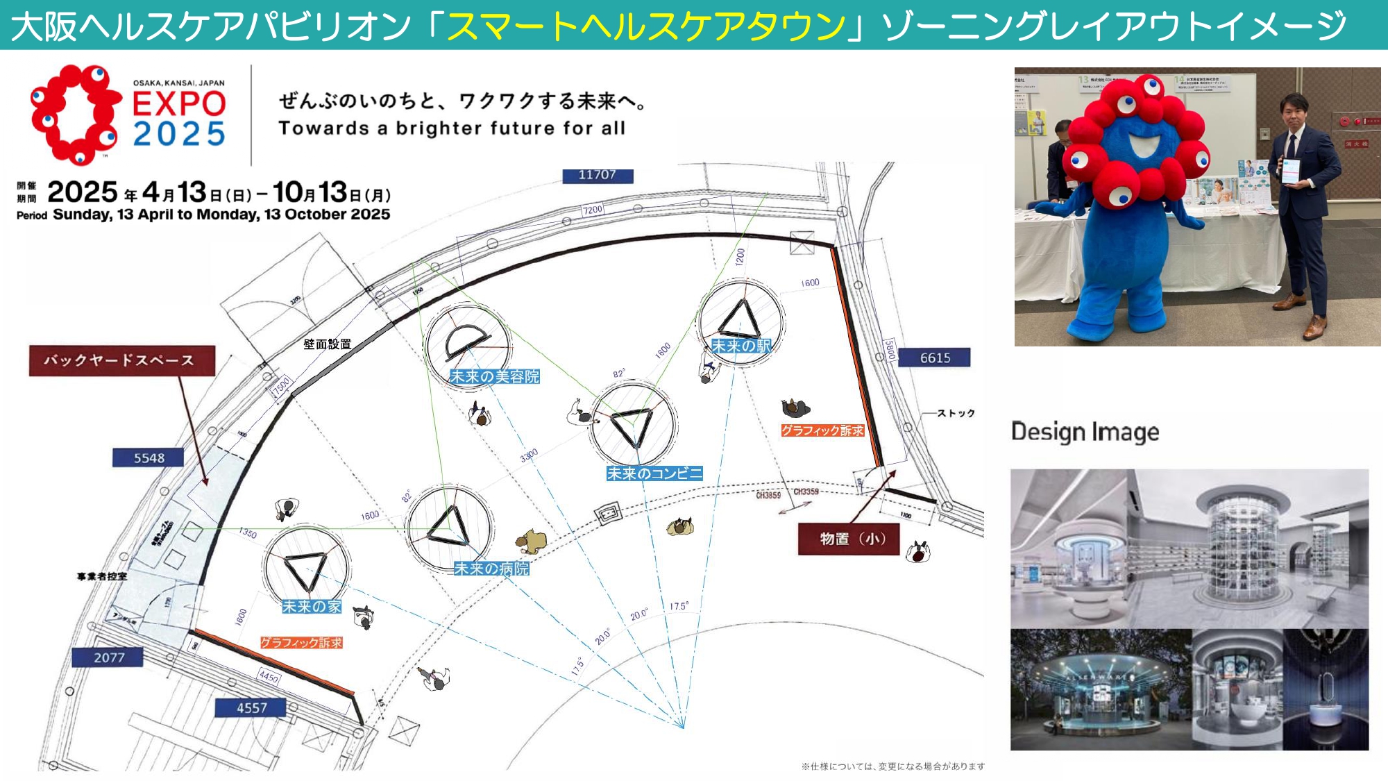 2025年大阪・関西万博「スマートヘルスケアタウンプロジェクト」への出展のお知らせ